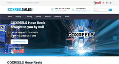 Desktop Screenshot of coxreelsales.com